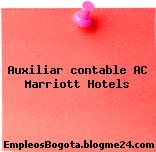 Auxiliar contable AC Marriott Hotels