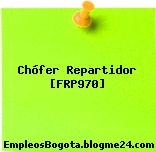 Chófer Repartidor [FRP970]