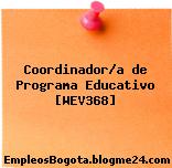 Coordinador/a de Programa Educativo [WEV368]