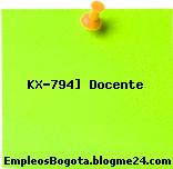 KX-794] Docente