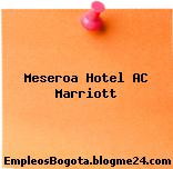 Mesero(a) – Hotel AC Marriott