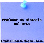 Profesor De Historia Del Arte
