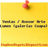 Ventas / Asesor Arte Lumen (galerías Coapa)