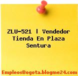 ZLU-521 | Vendedor Tienda En Plaza Sentura