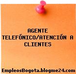 AGENTE TELEFÓNICO/ATENCIÓN A CLIENTES
