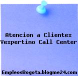 Atencion a Clientes Vespertino Call Center