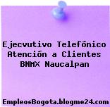 Ejecvutivo Telefónico Atención a Clientes BNMX Naucalpan