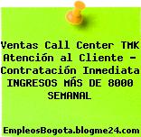 Ventas Call Center TMK Atención al Cliente – Contratación Inmediata INGRESOS MÁS DE 8000 SEMANAL