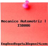 Mecanico Automotriz | ISB006