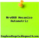 Nrv860 Mecanico Automotriz