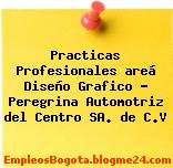 Practicas Profesionales areá Diseño Grafico – Peregrina Automotriz del Centro SA. de C.V
