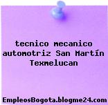 tecnico mecanico automotriz San Martín Texmelucan