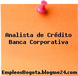 Analista de Crédito Banca Corporativa