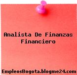 Analista De Finanzas Financiero