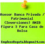 Asesor Banca Privada / Patrimonial (Inversiones) AMIB Figura 3 Para Casa de Bolsa