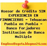 Asesor de Credito SIN EXPERIENCIA EN FINANCIERAS – Tehuacan Puebla en Puebla – Banco Forjadores Institucion de Banca Multiple