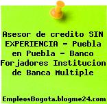 Asesor de credito SIN EXPERIENCIA – Puebla en Puebla – Banco Forjadores Institucion de Banca Multiple