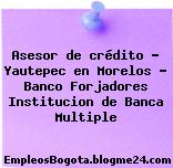 Asesor de crédito – Yautepec en Morelos – Banco Forjadores Institucion de Banca Multiple