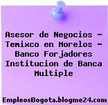 Asesor de Negocios – Temixco en Morelos – Banco Forjadores Institucion de Banca Multiple