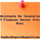 Asistente De Tesorería Y Finanzas Sector Tres Rios