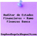 Auditor de Estados Financieros – Ramo Finanzas Banca
