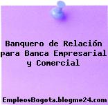 Banquero de Relación para Banca Empresarial y Comercial