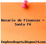 Becario de Finanzas – Santa Fé