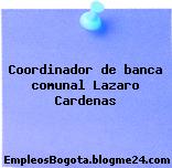 Coordinador de banca comunal Lazaro Cardenas