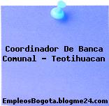 Coordinador De Banca Comunal – Teotihuacan
