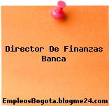 Director De Finanzas Banca