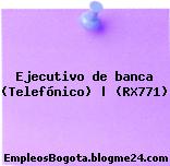 Ejecutivo de banca (Telefónico) | (RX771)