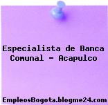 Especialista de Banca Comunal – Acapulco