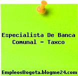 Especialista De Banca Comunal – Taxco