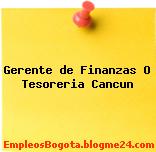 Gerente de Finanzas O Tesoreria Cancun