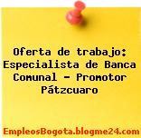 Oferta de trabajo: Especialista de Banca Comunal – Promotor Pátzcuaro