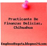 Practicante De Finanzas Delicias, Chihuahua
