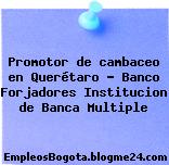 Promotor de cambaceo en Querétaro – Banco Forjadores Institucion de Banca Multiple