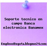 Soporte tecnico en campo Banca electronica Banamex