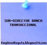 SUB-DIRECTOR BANCA TRANSACCIONAL