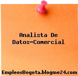 Analista De Datos-Comercial
