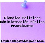 Ciencias Políticas Administración Pública Practicante