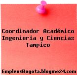 Coordinador Académico Ingenieria y Ciencias – Tampico