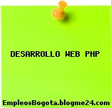 DESARROLLO WEB PHP