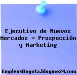Ejecutivo de Nuevos Mercados Prospección y Marketing