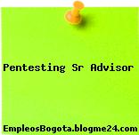 Pentesting Sr Advisor