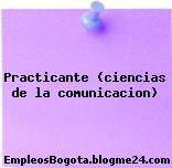 Practicante (ciencias de la comunicacion)