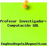 Profesor Investigador- Computación GDL