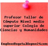 Profesor Taller de Cómputo – Nivel medio superior Colegio de Ciencias y Humanidades