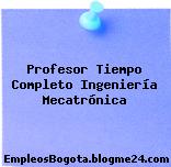 Profesor Tiempo Completo Ingeniería Mecatrónica
