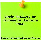 Unodc Analista De Sistema De Justicia Penal